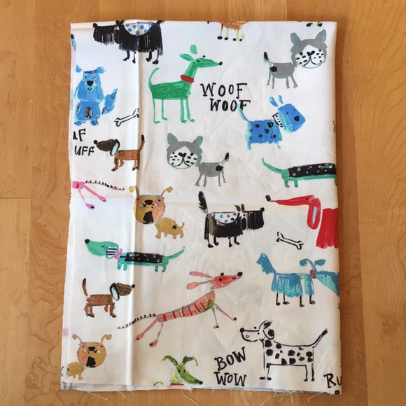 Painted Dog Print Duck Cloth Fabric - Picture 12 of 12